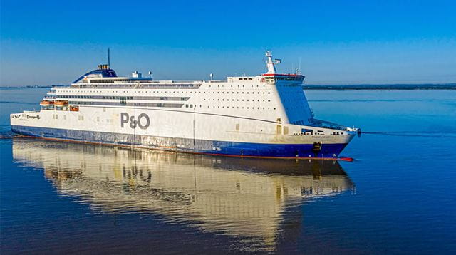 p&o ferry sailing to france